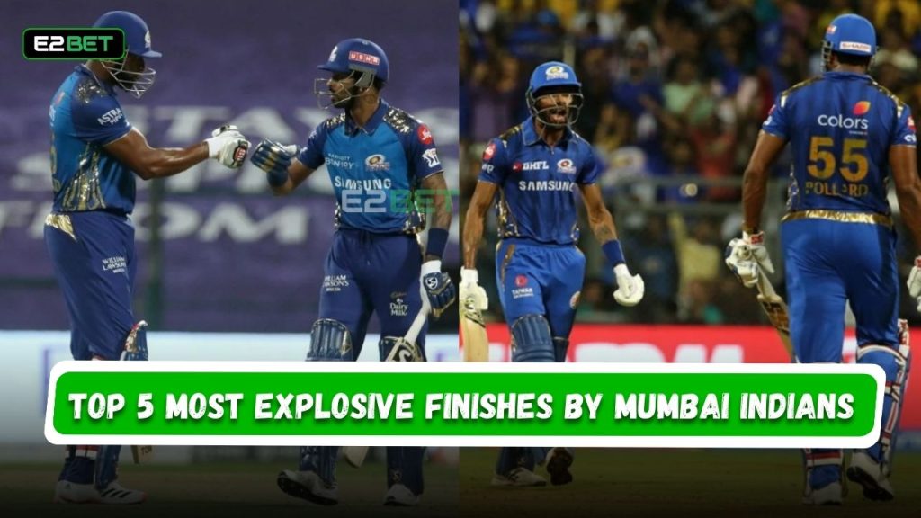 Most Explosive Finishes by Mumbai Indians