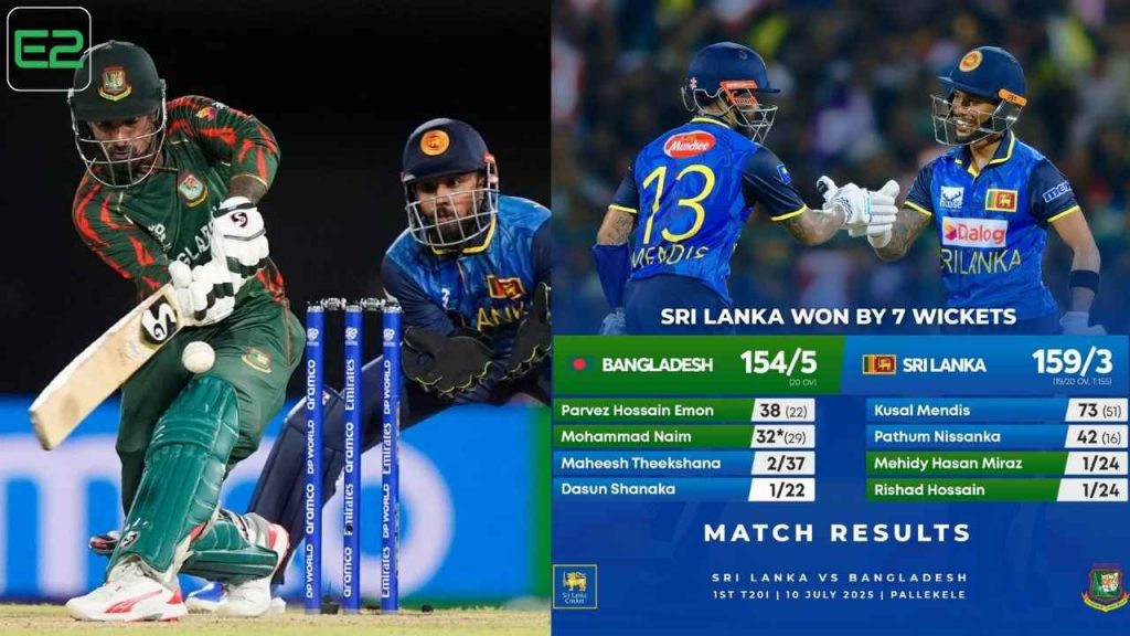 Sri Lanka vs Bangladesh, 1st T20I Sri Lanka won by 7 wickets